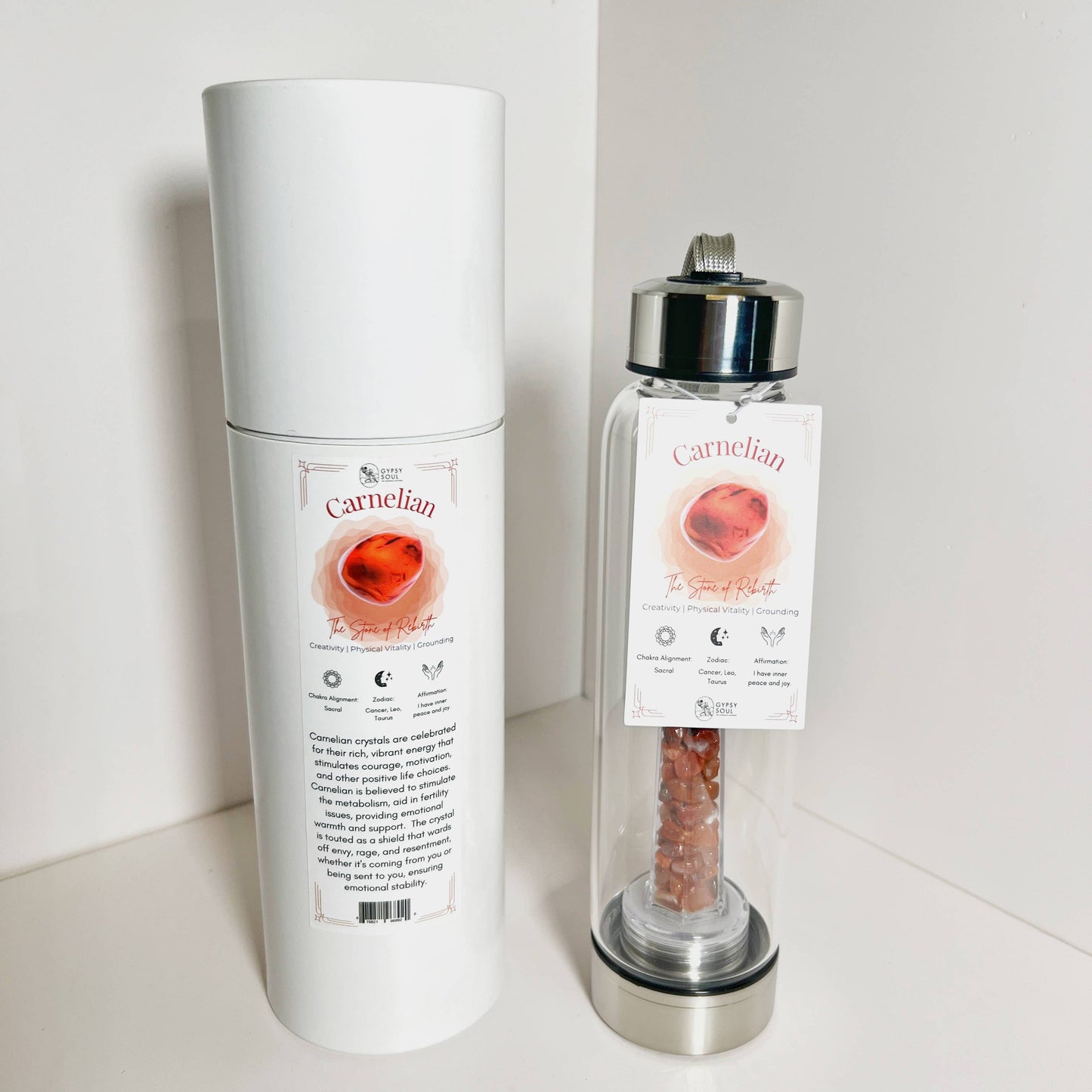 Crystal Infused Healing Water Bottle