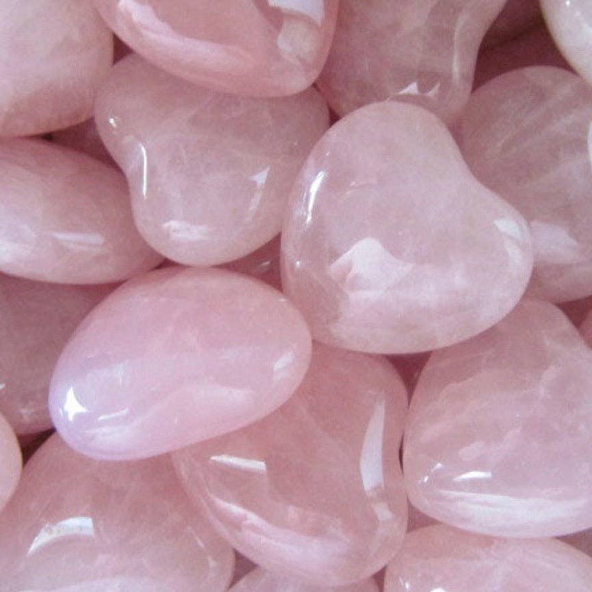 1-Inch Puffy Gemstone Pocket Heart