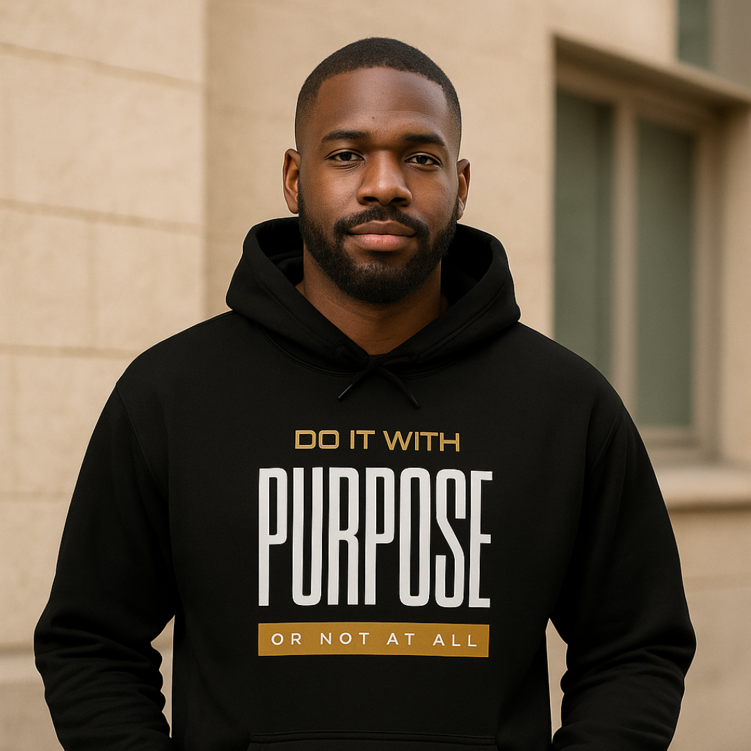 Do it with Purpose Hoodie - Black