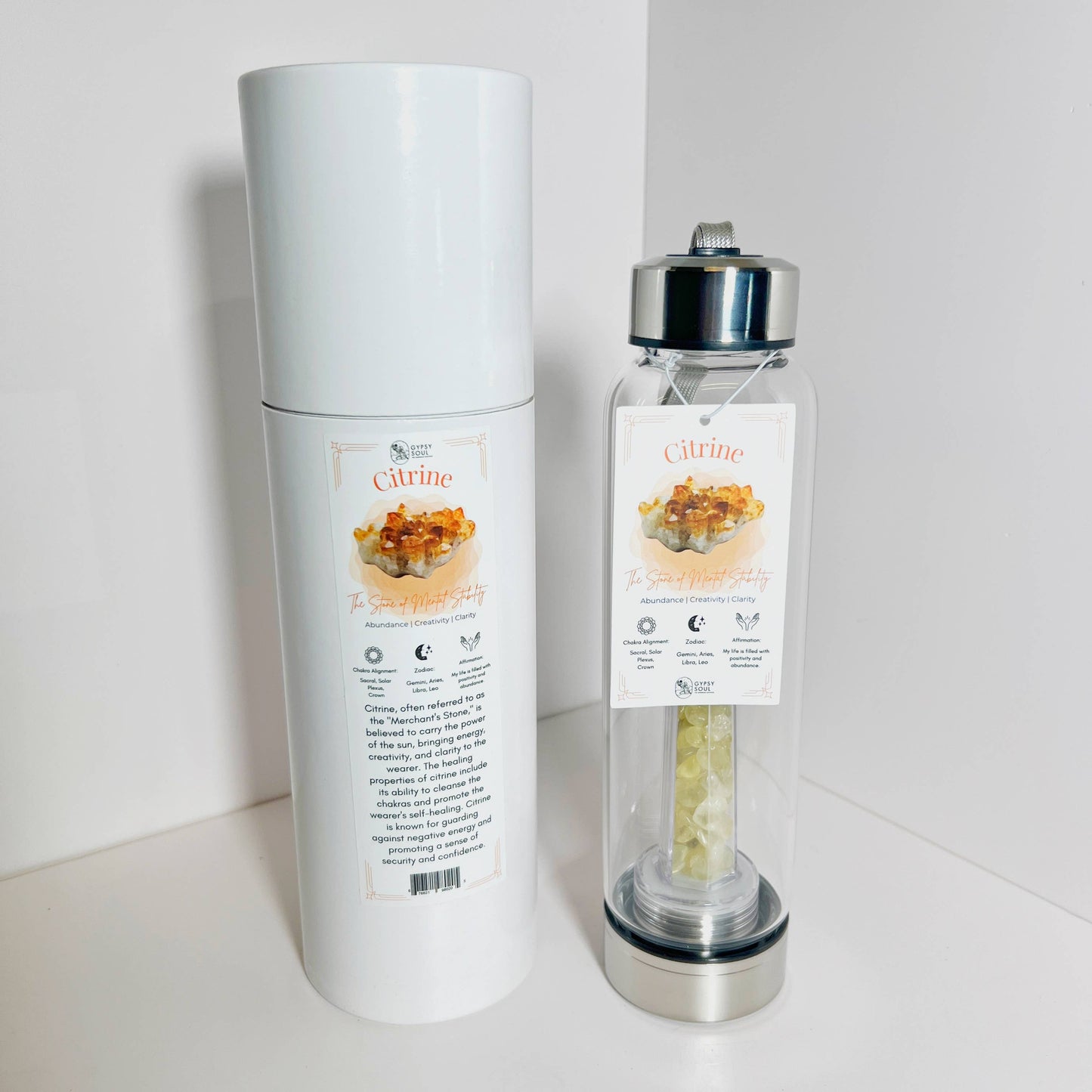 Crystal Infused Healing Water Bottle