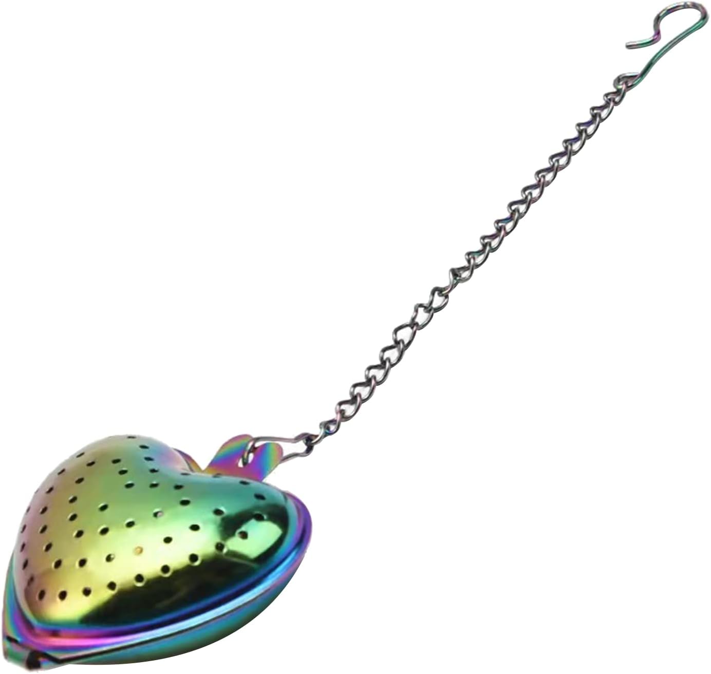 Rainbow Heart Tea Infuser – Stainless Steel Strainer
