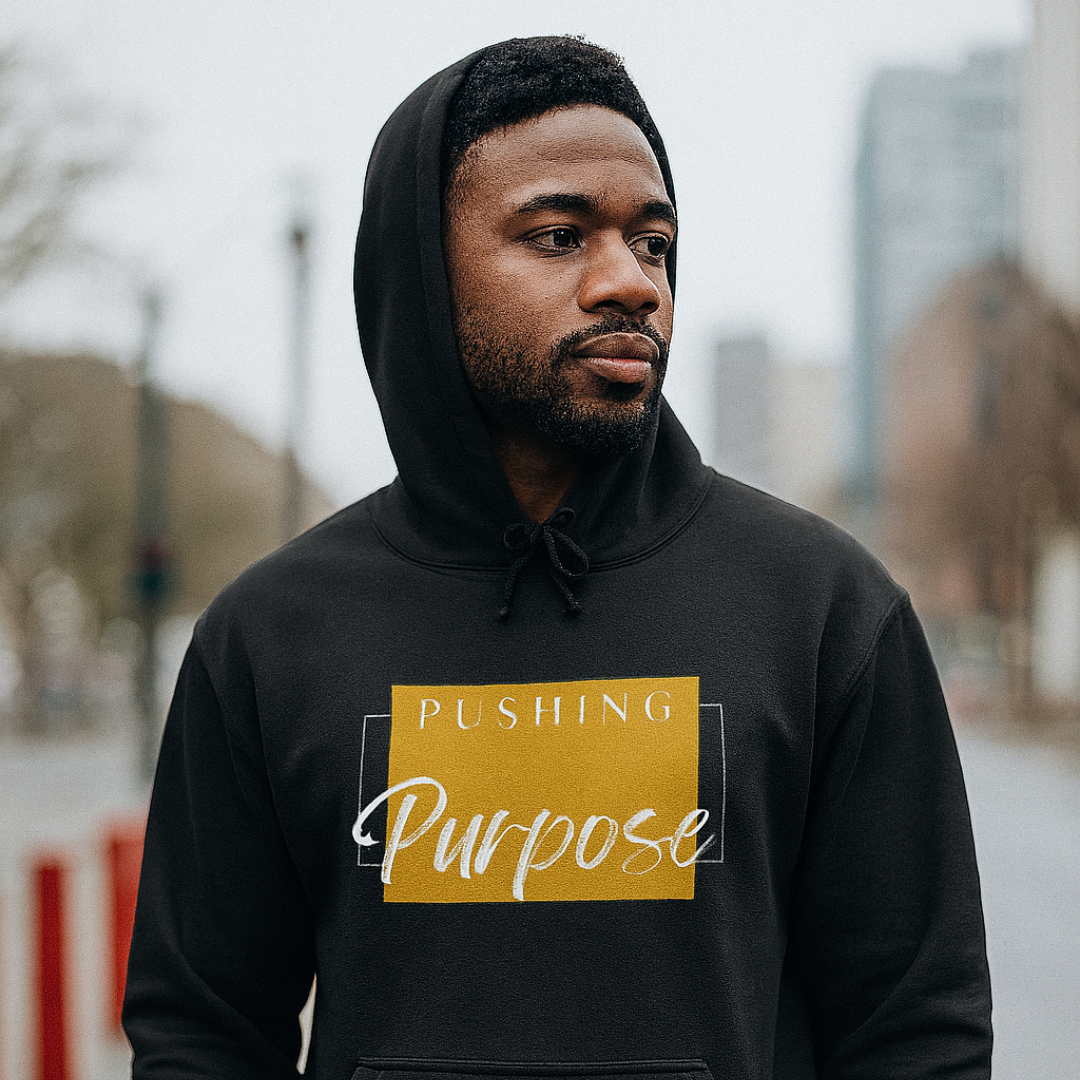 Pushing Purpose Unisex Hoodie-BLK