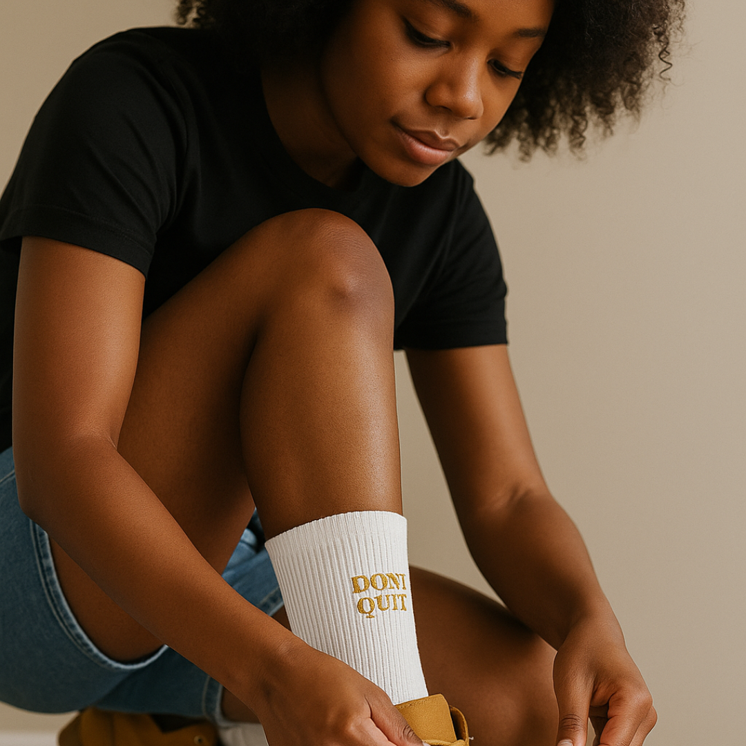 Don't Quit on Yourself Socks