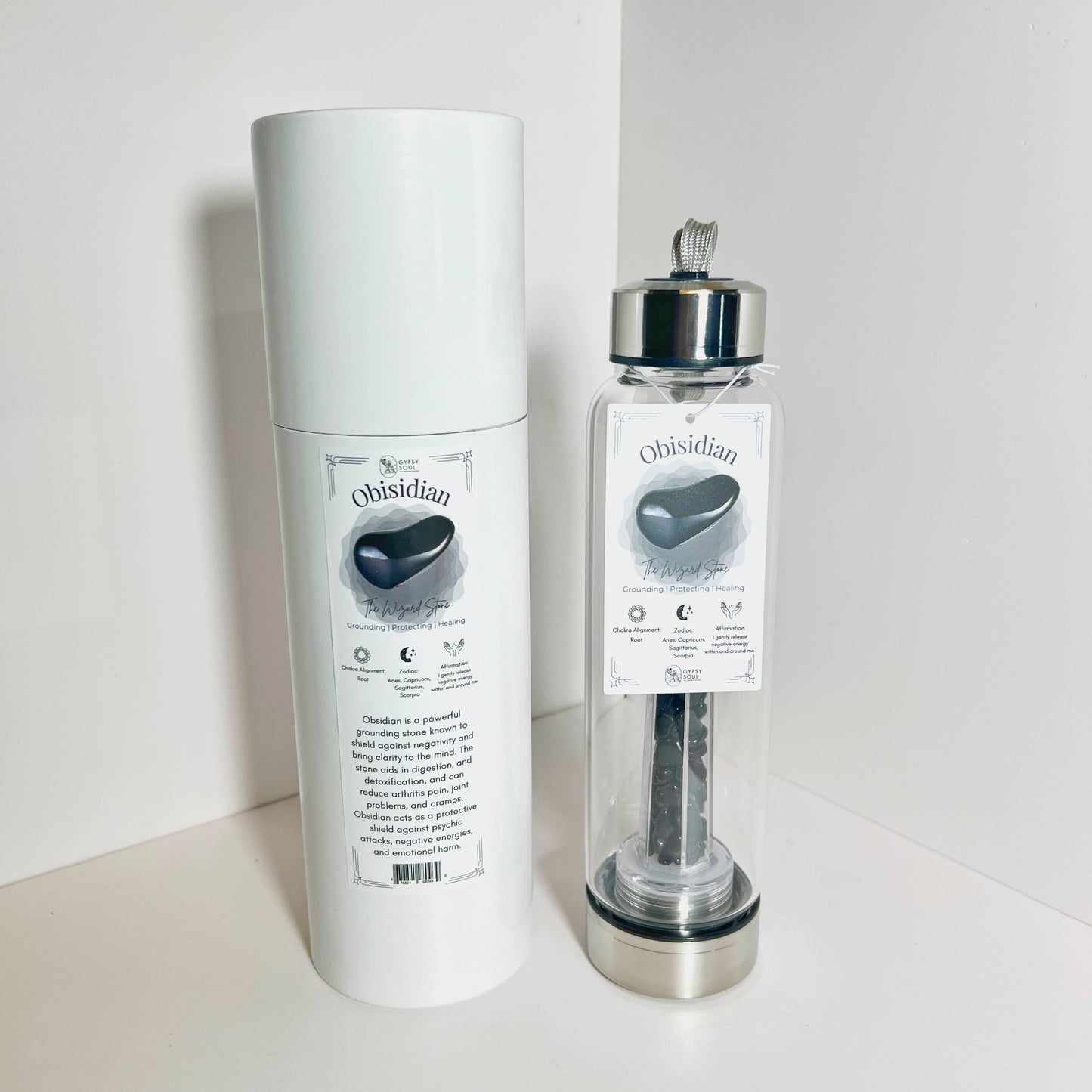Crystal Infused Healing Water Bottle