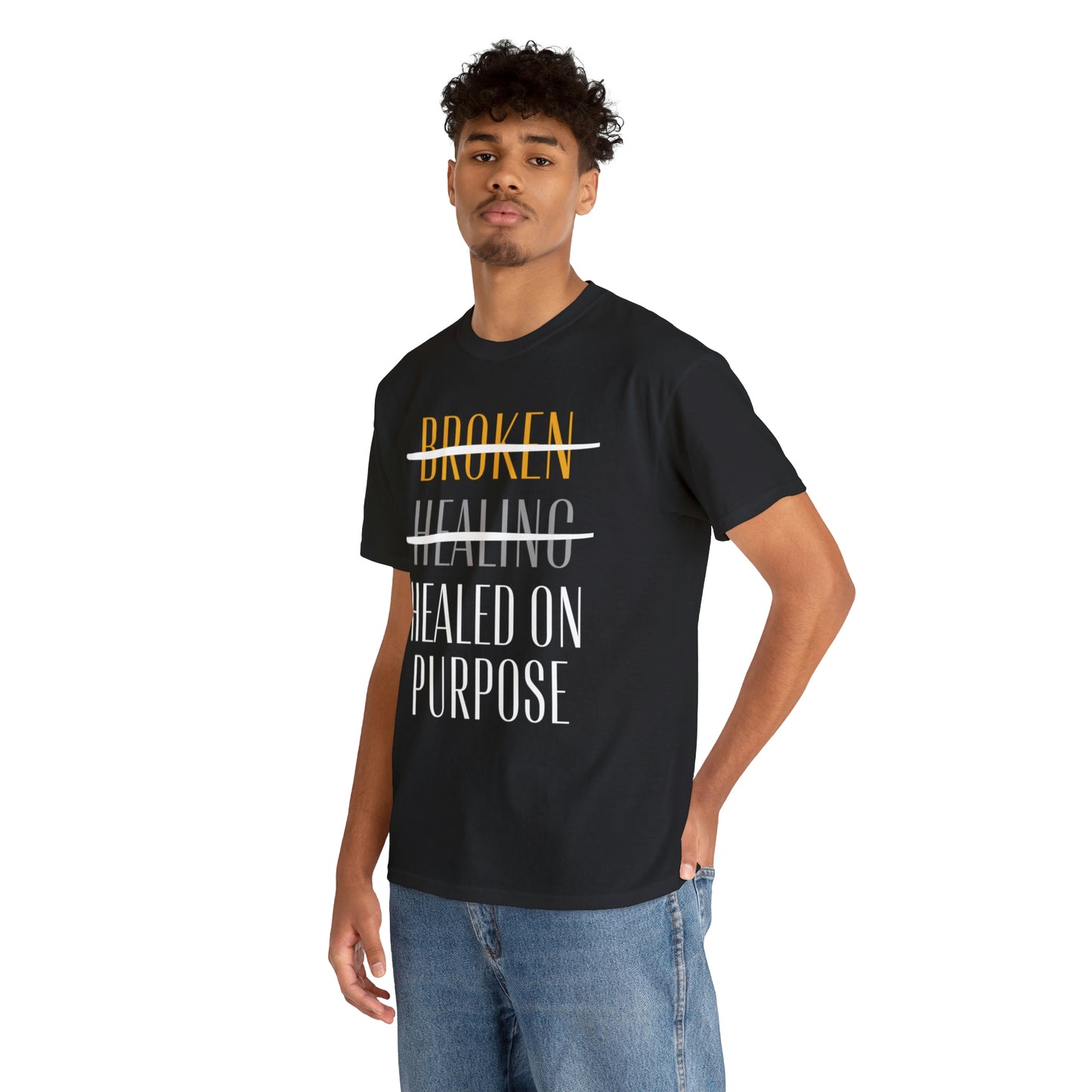 Healed not Broken T-Shirt: Black