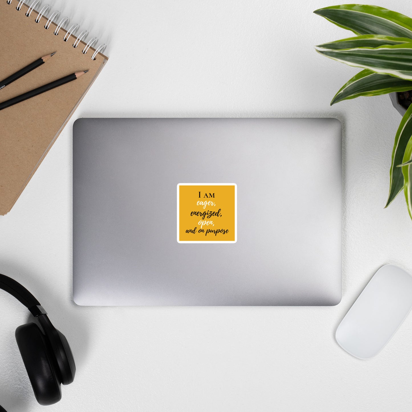 Eager, Organized, and on Purpose - Bubble-free stickers
