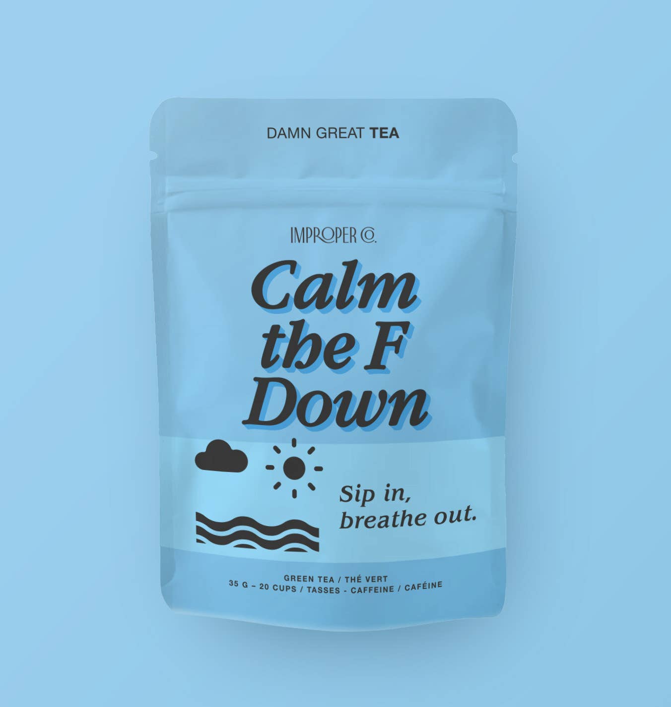 Calm the F Down Green tea