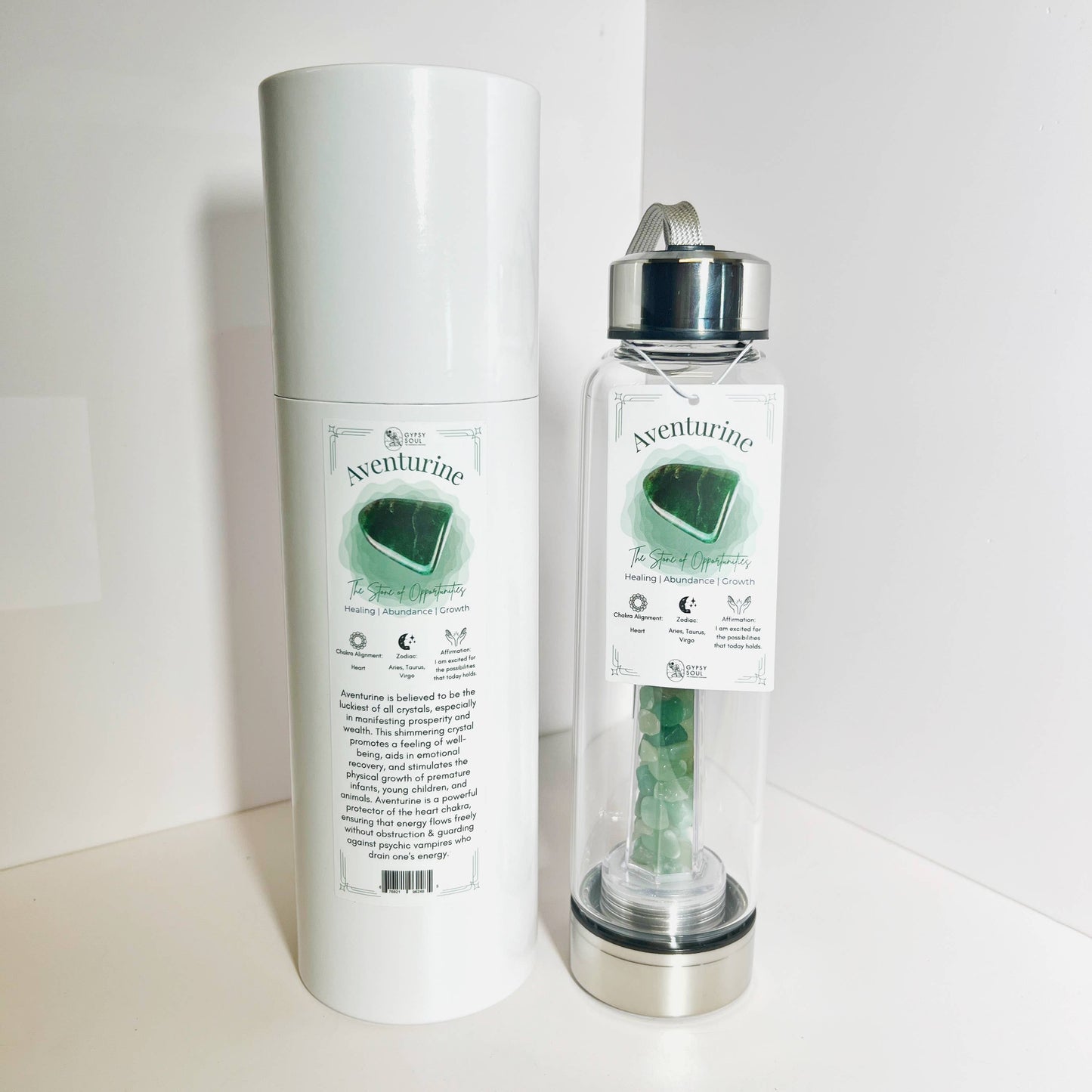 Crystal Infused Healing Water Bottle