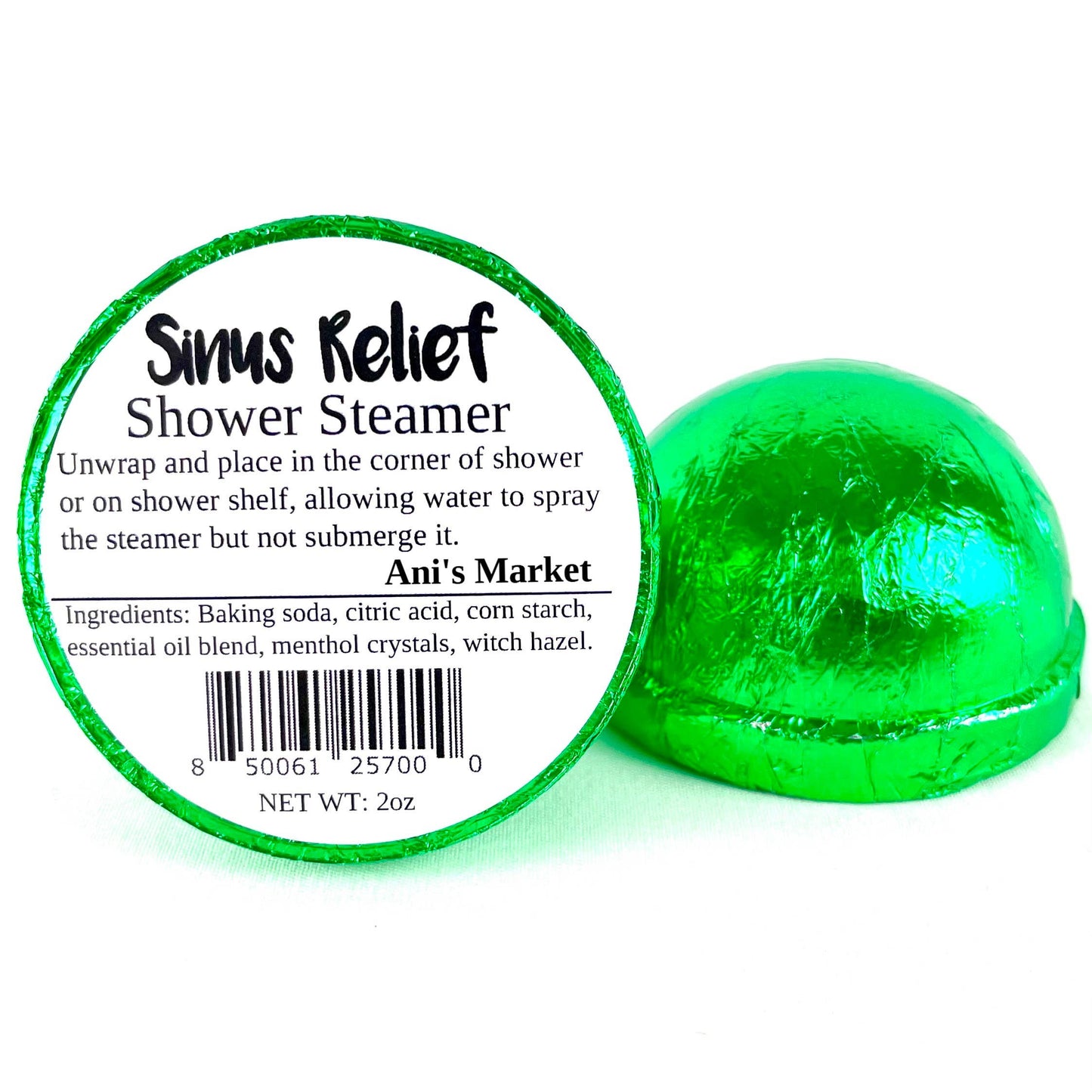 Natural Aromatherapy Essential Oil Shower Bombs -Lemon Grass