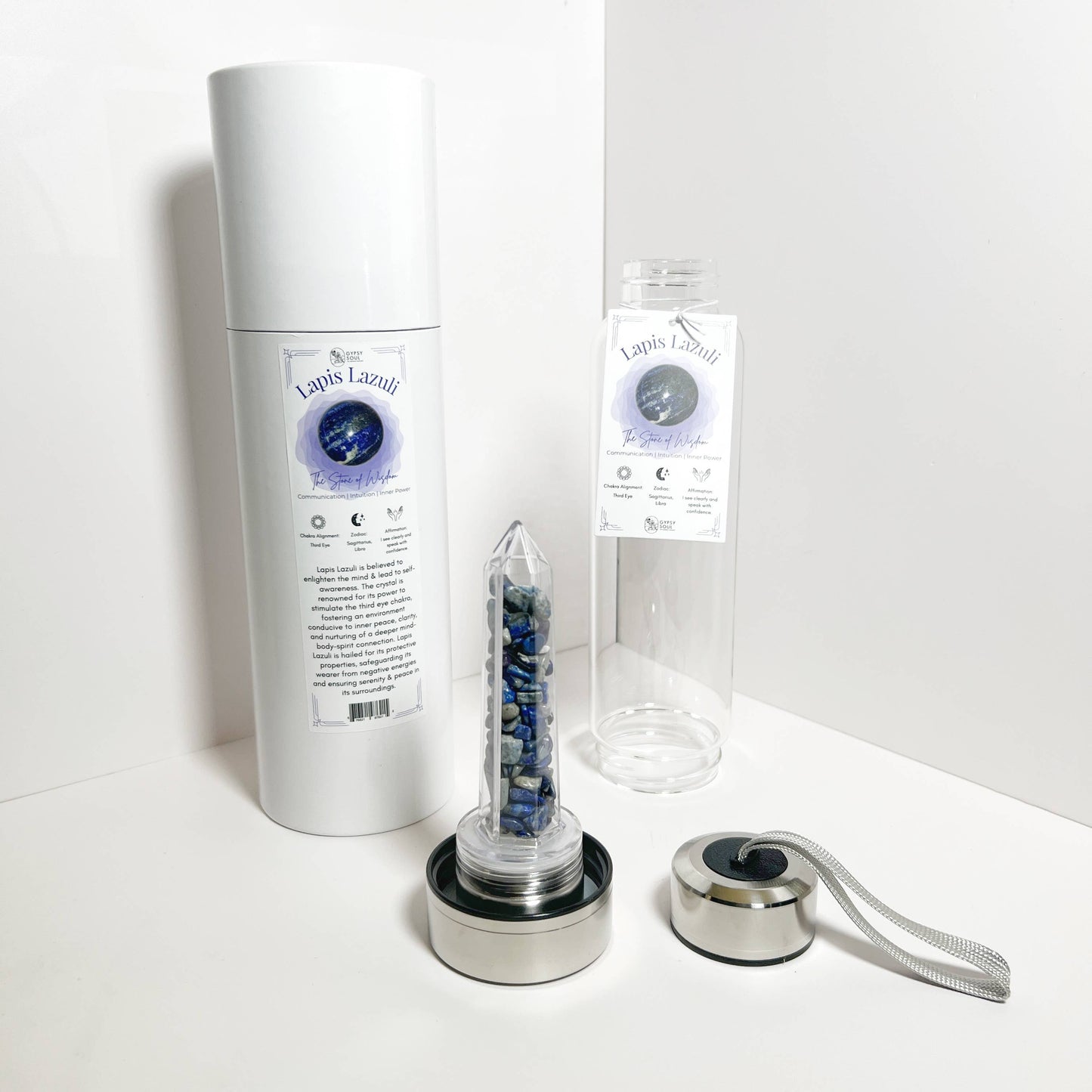 Crystal Infused Healing Water Bottle
