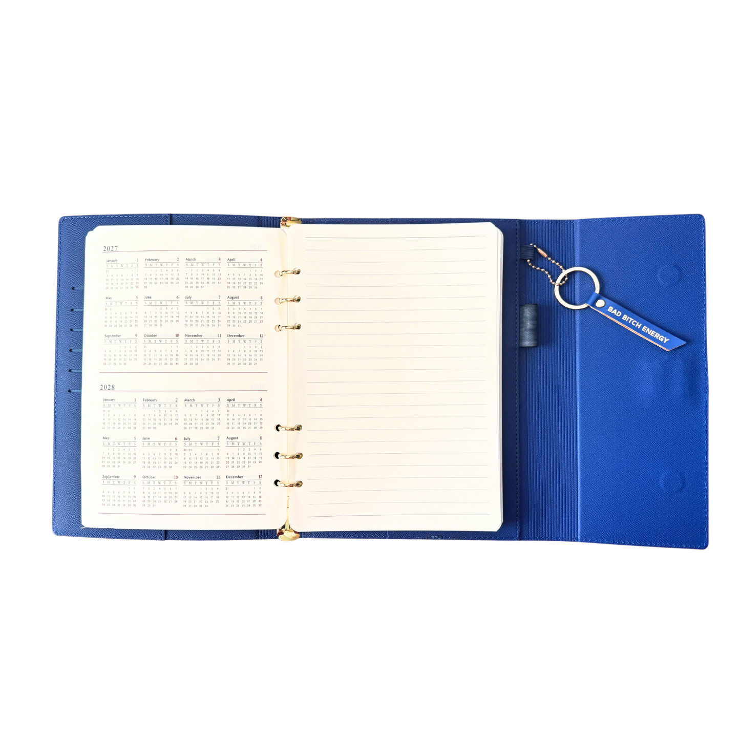 Bad Bitch Energy Vegan Leather Journal Folio (Gifts, Journals)