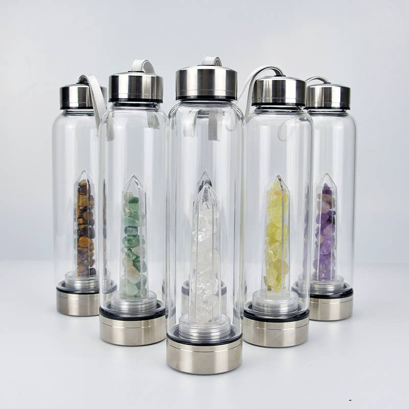Crystal Infused Healing Water Bottle