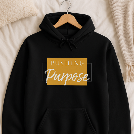 Pushing Purpose Unisex Hoodie-BLK