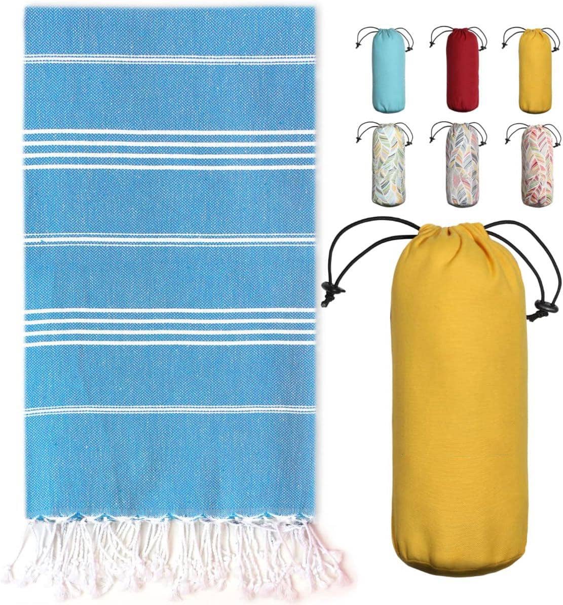 Turkish Towel With Travel Pouch