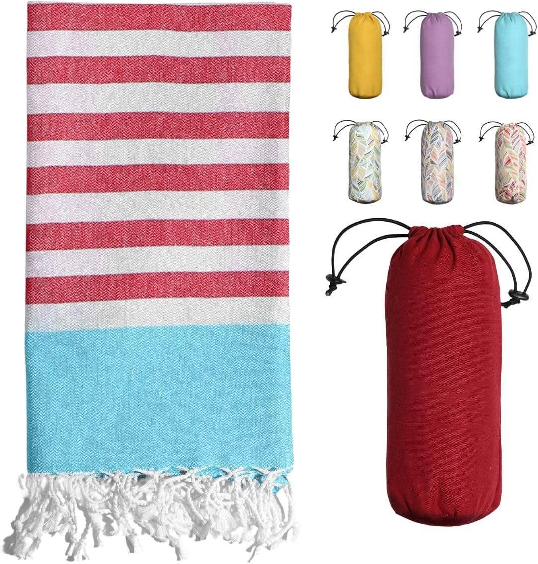 Turkish Towel With Travel Pouch