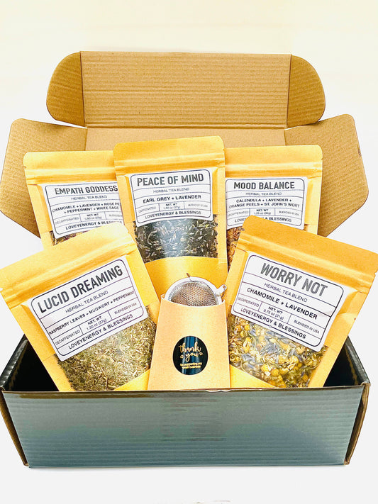 Gift Box Loose Leaf TEA Starter KIT - Tea Gift Set