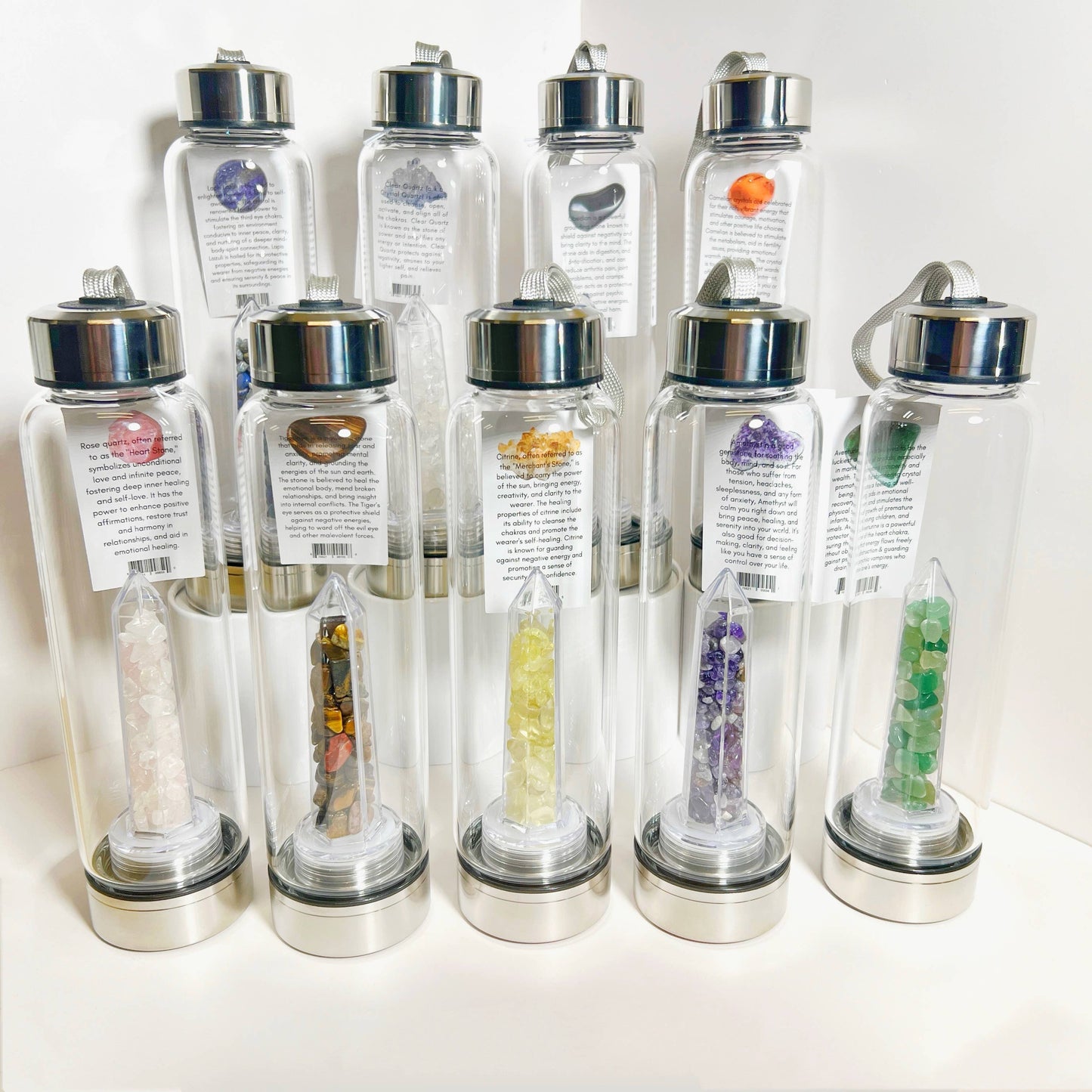 Crystal Infused Healing Water Bottle
