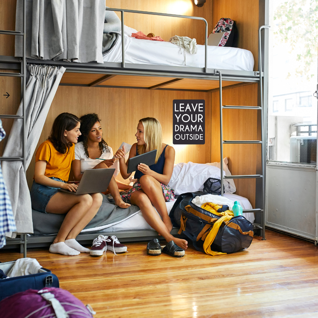 Leave Your Drama Outside Metal Sign