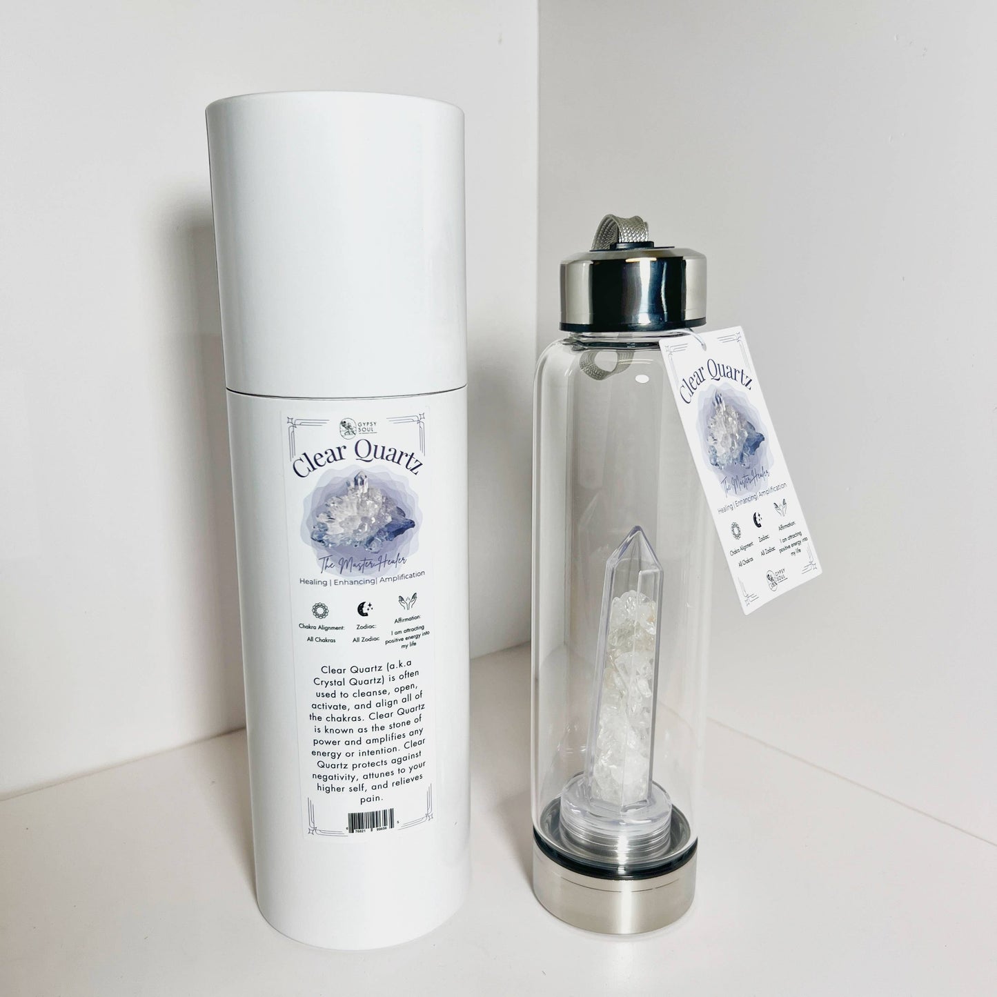 Crystal Infused Healing Water Bottle