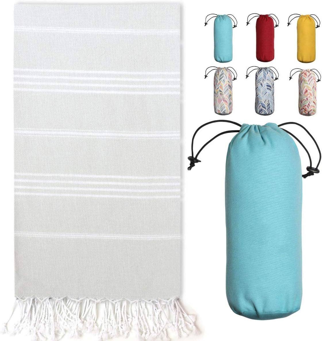Turkish Towel With Travel Pouch