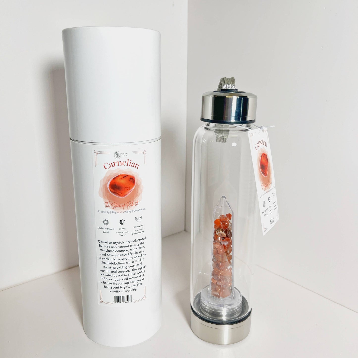 Crystal Infused Healing Water Bottle