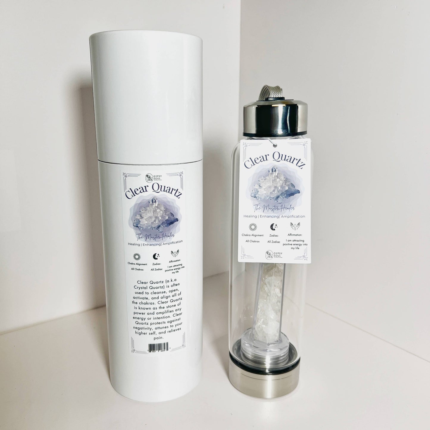 Crystal Infused Healing Water Bottle