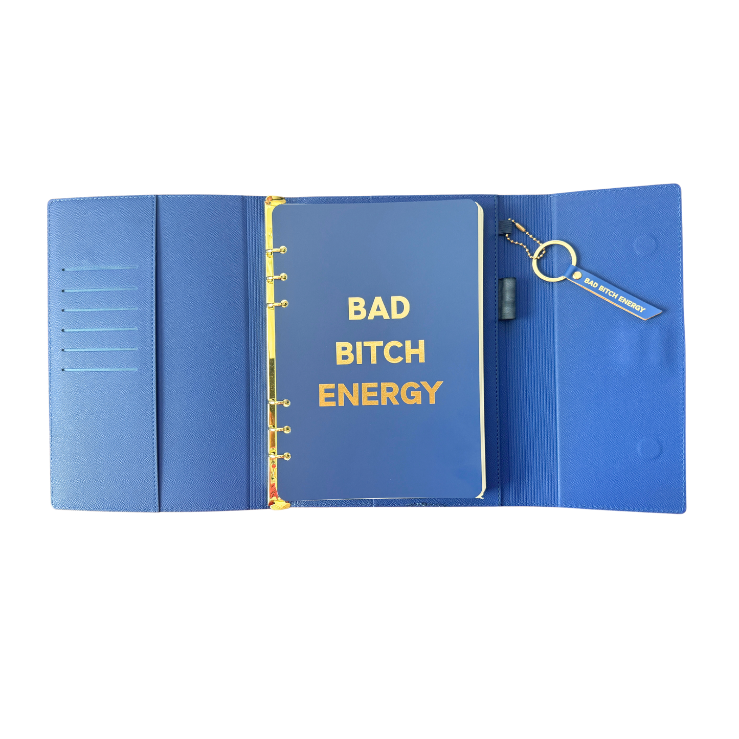 Bad Bitch Energy Vegan Leather Journal Folio (Gifts, Journals)