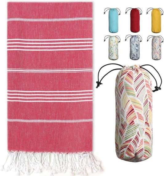 Turkish Towel With Travel Pouch