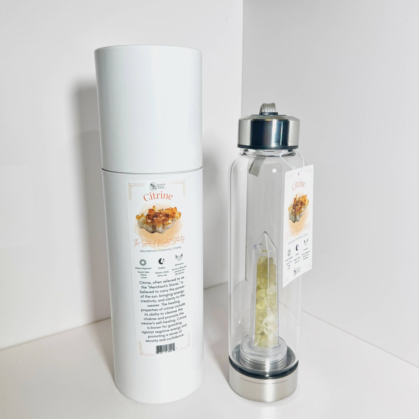 Crystal Infused Healing Water Bottle