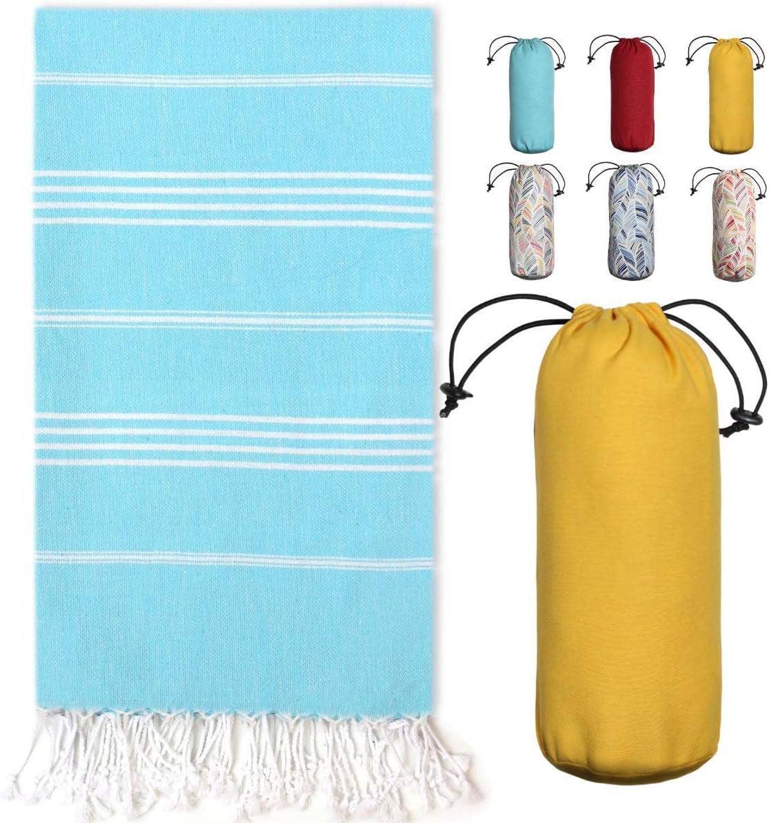 Turkish Towel With Travel Pouch