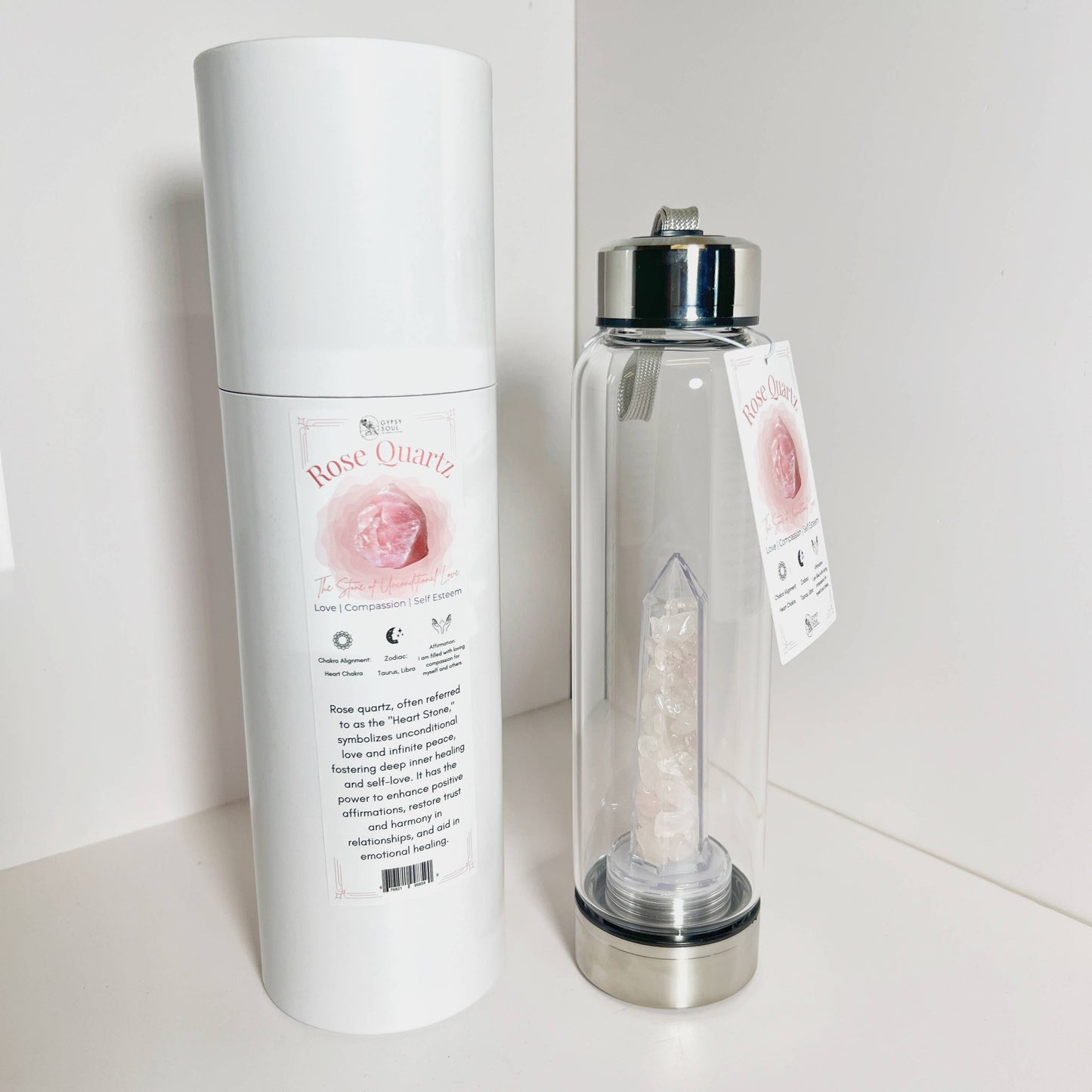 Crystal Infused Healing Water Bottle