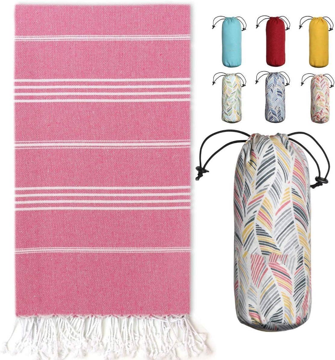 Turkish Towel With Travel Pouch