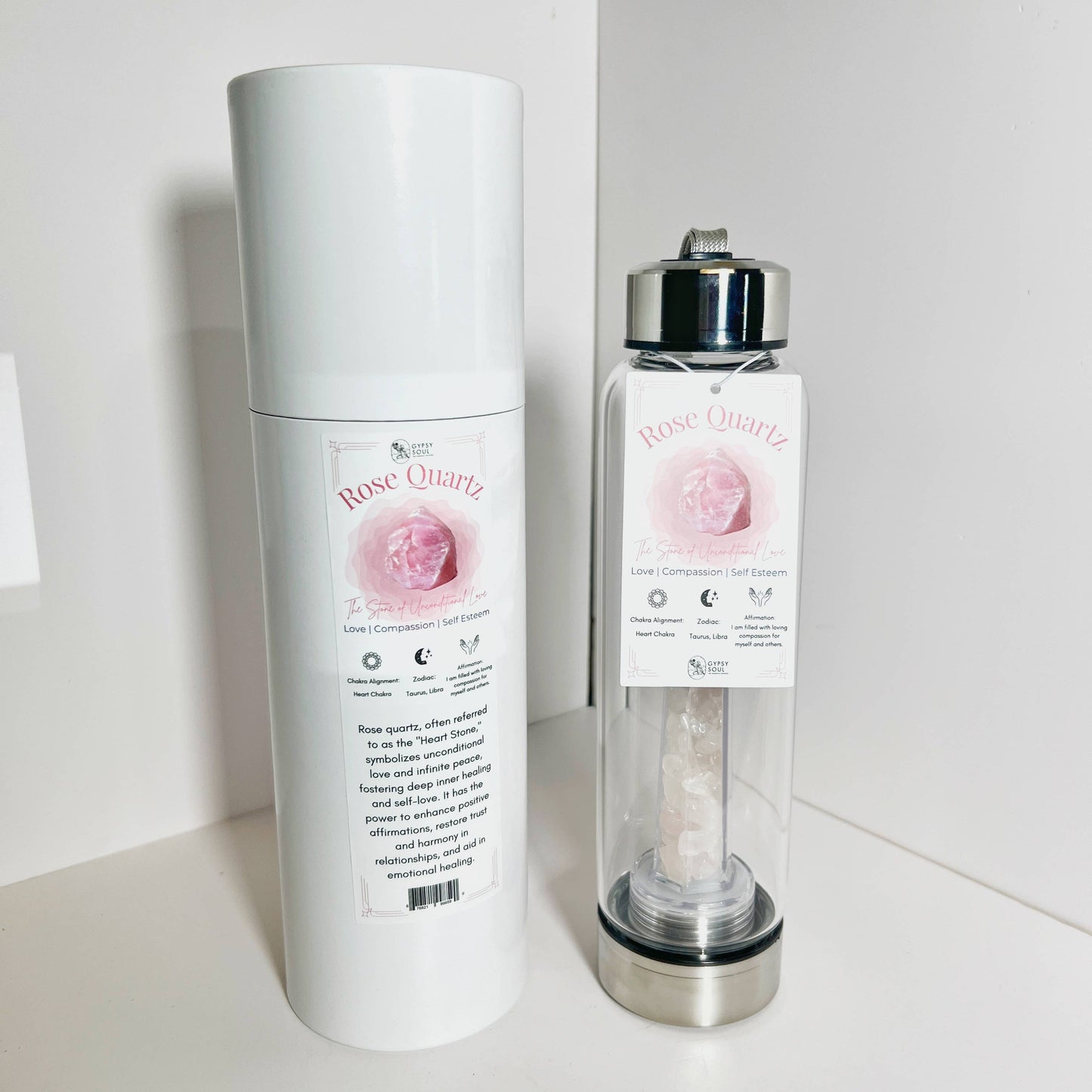 Crystal Infused Healing Water Bottle
