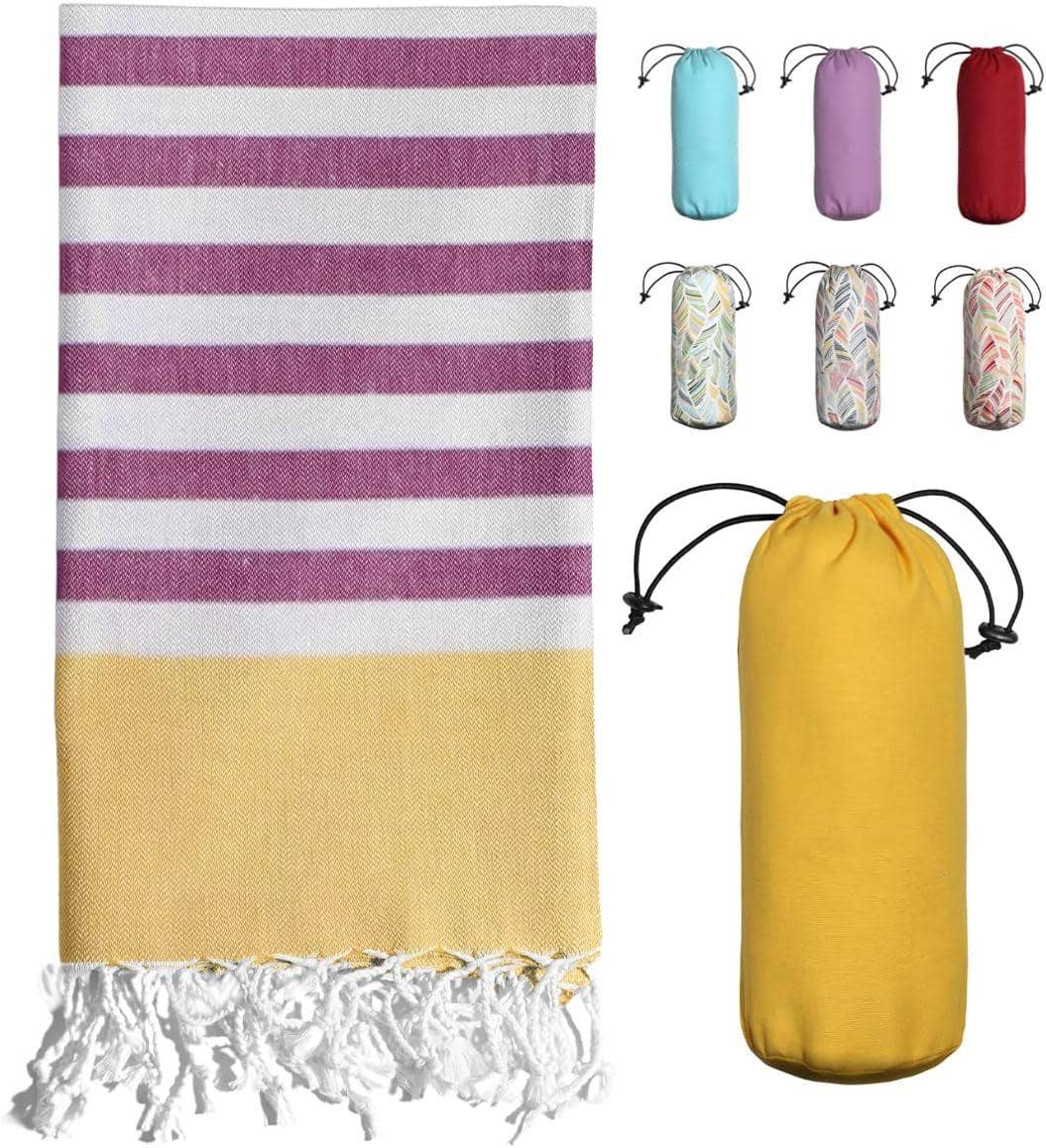 Turkish Towel With Travel Pouch