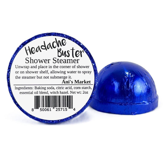 Natural Essential Oil Shower Steamers/Bombs -Headache Buster