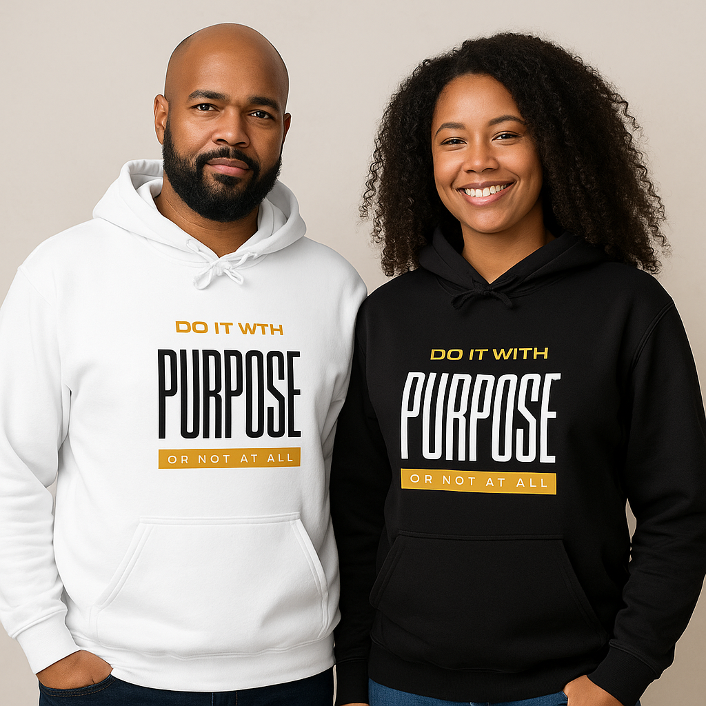 Do it with Purpose Hoodie - Black