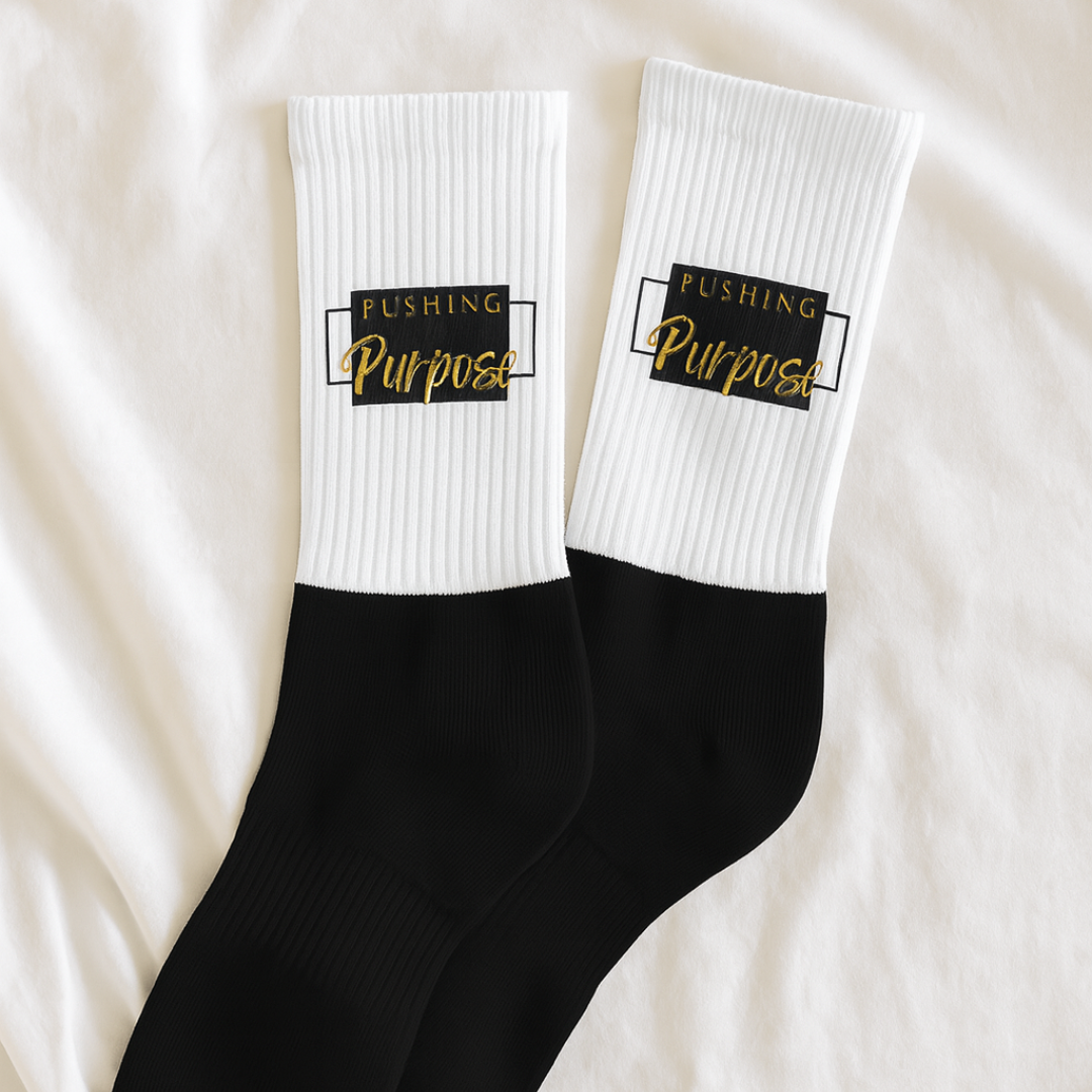 Pushing Purpose Unisex Socks
