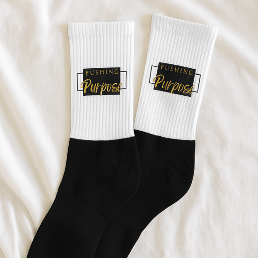 Pushing Purpose Unisex Socks