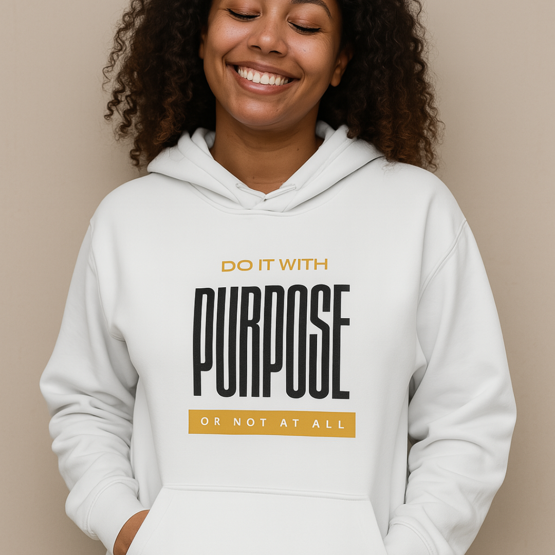 Do it with Purpose Hoodie - Black