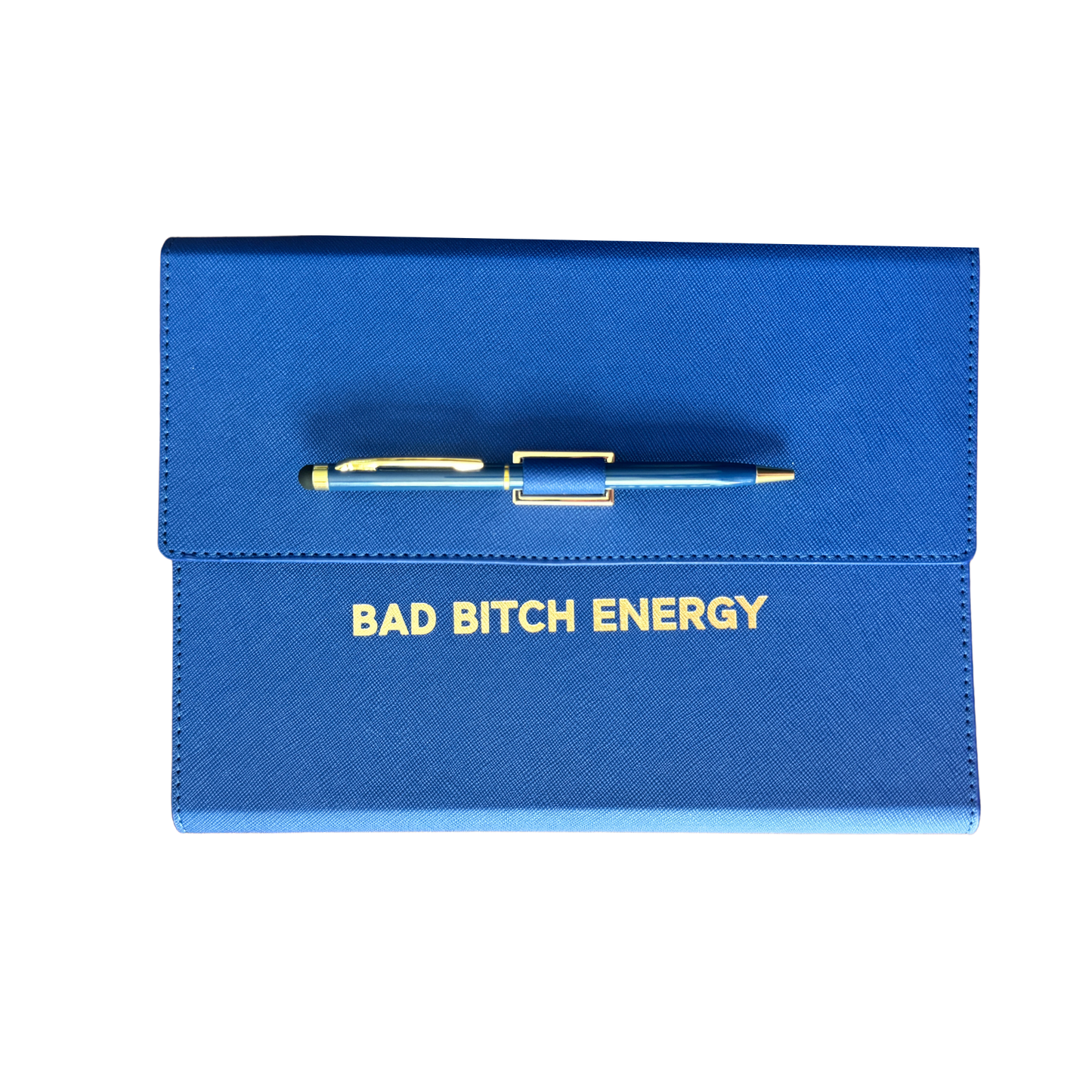 Bad Bitch Energy Vegan Leather Journal Folio (Gifts, Journals)