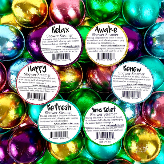 Natural Aromatherapy Essential Oil Shower Bombs Hand Crafted