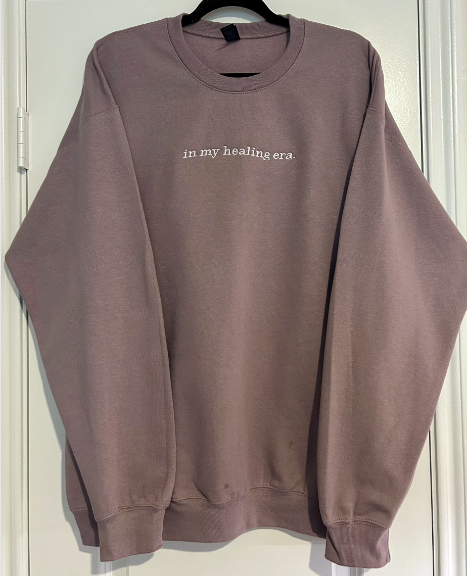 In My Healing Era. Sweatshirt Crewneck