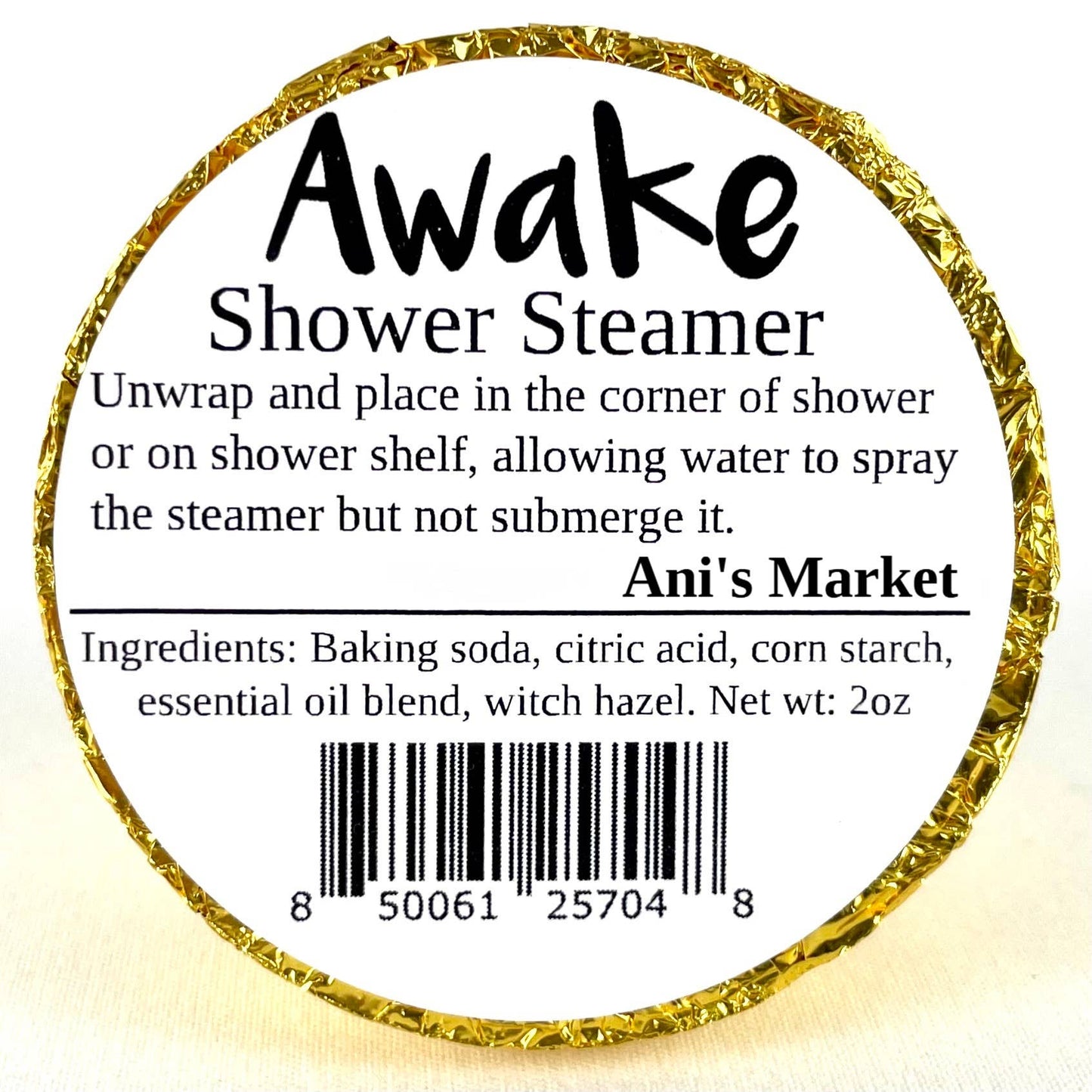 Natural Essential Oil Shower Steamers/Bombs Handmade - Awake