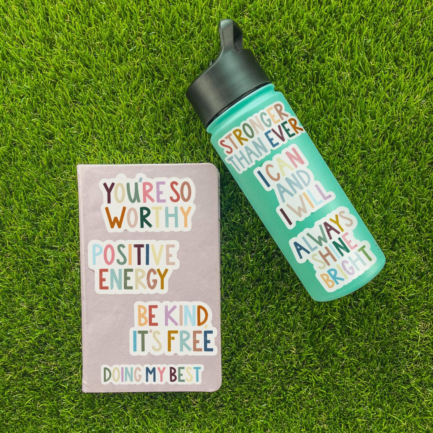 Positive Energy Positivity Lettering Sticker