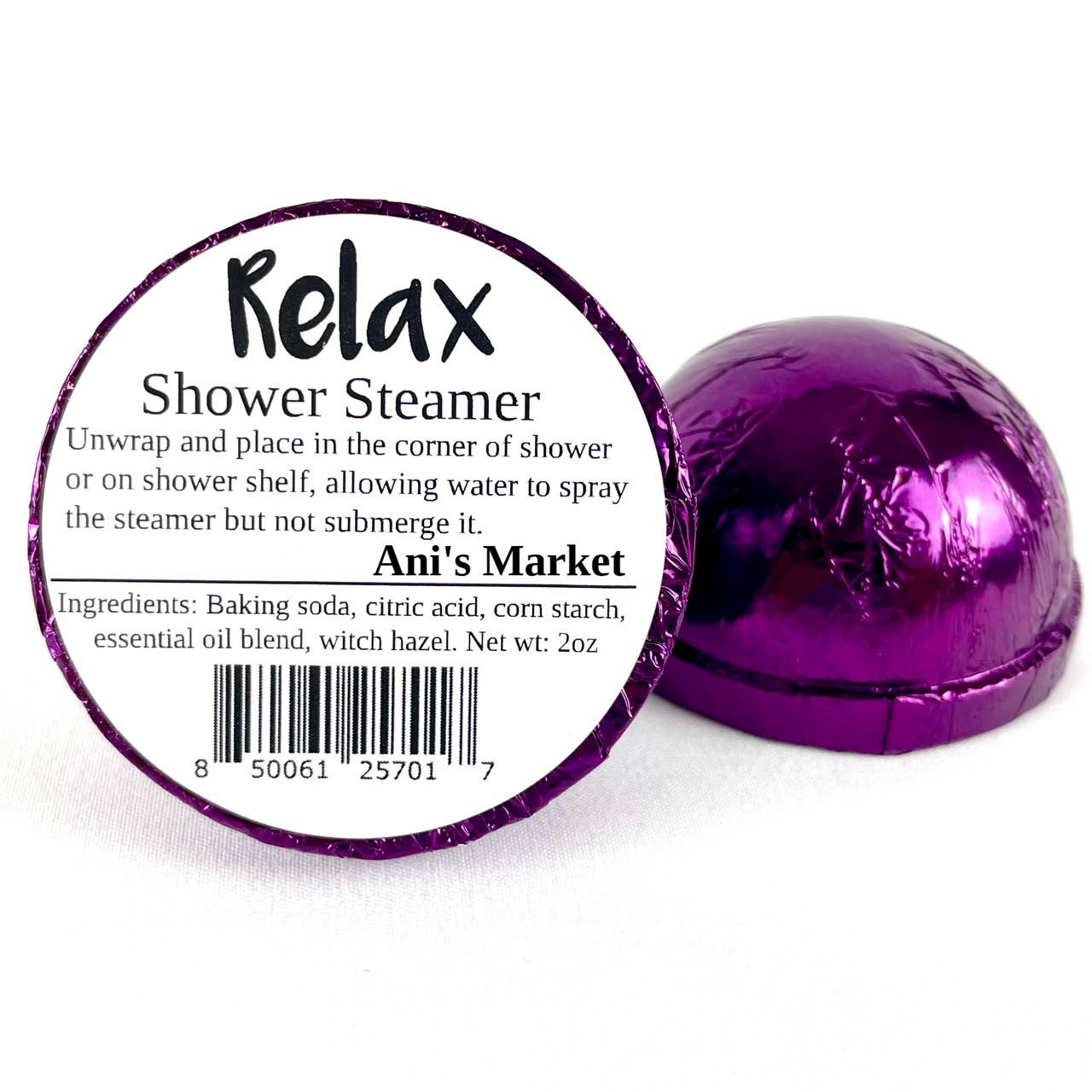 Natural Aromatherapy Essential Oil Shower Bombs -Lemon Grass
