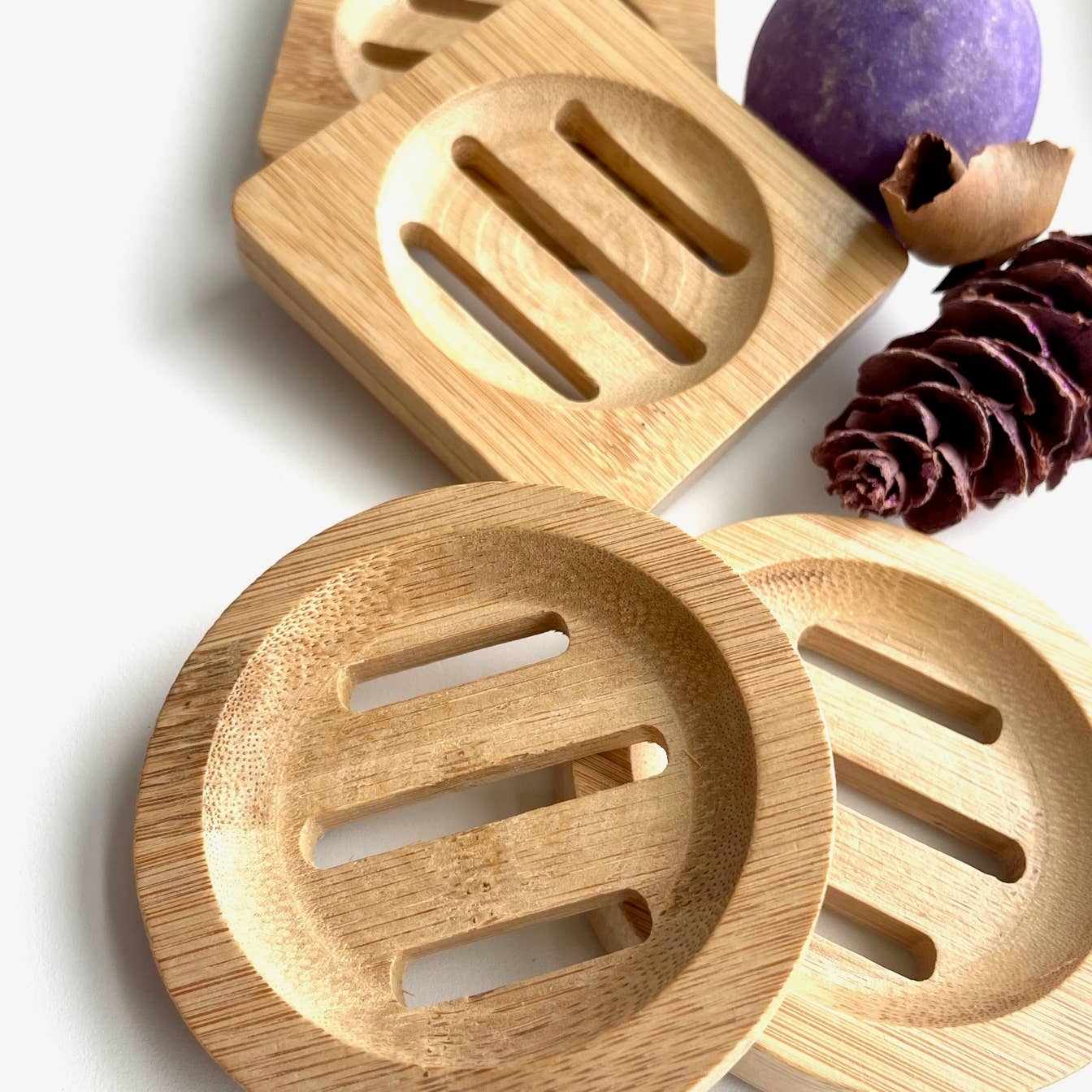 Bamboo Wood Tray for Soap & Shower Steamers