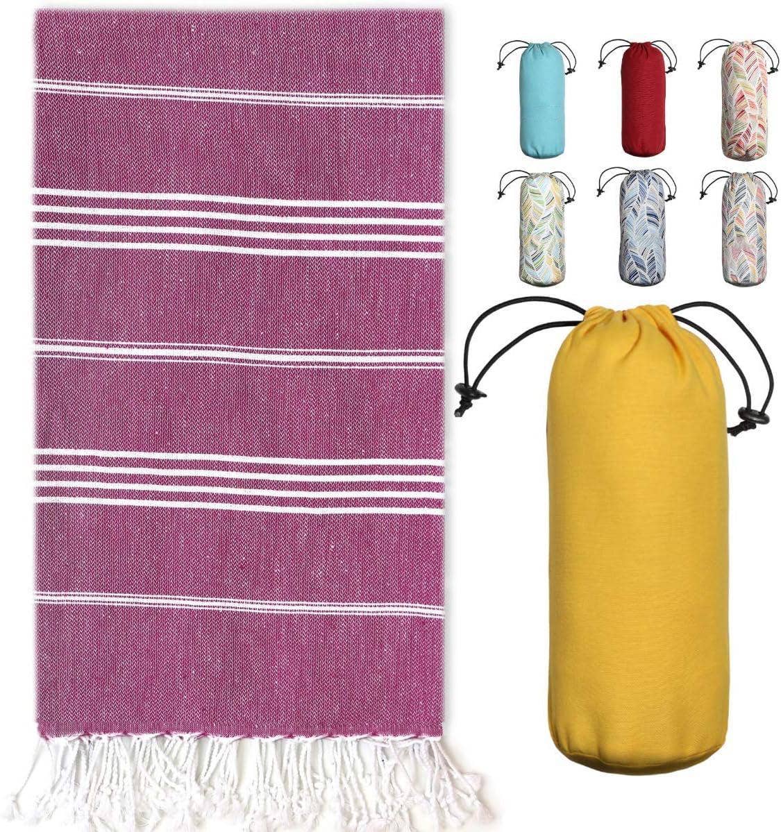 Turkish Towel With Travel Pouch