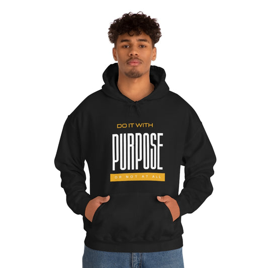Do it with Purpose Hoodie - Black